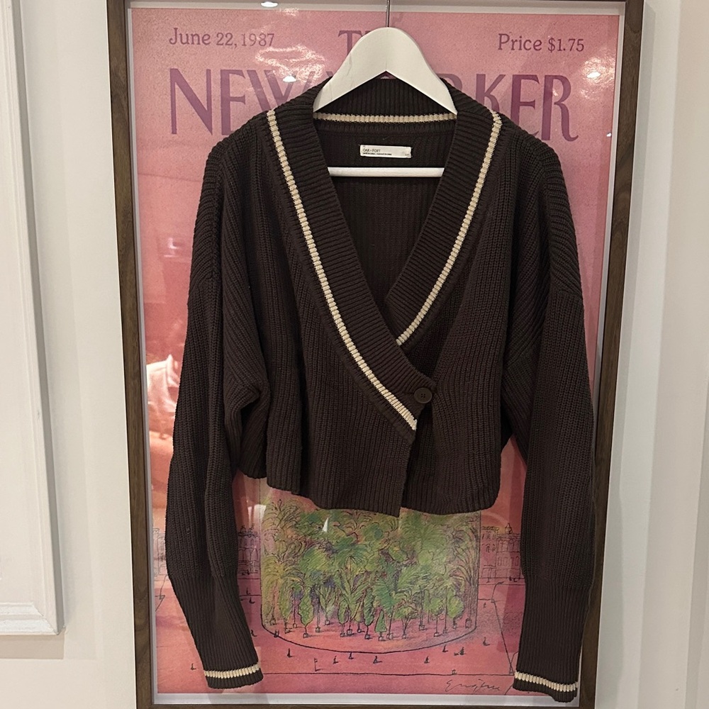 OAK FORT CROPPED CARDI